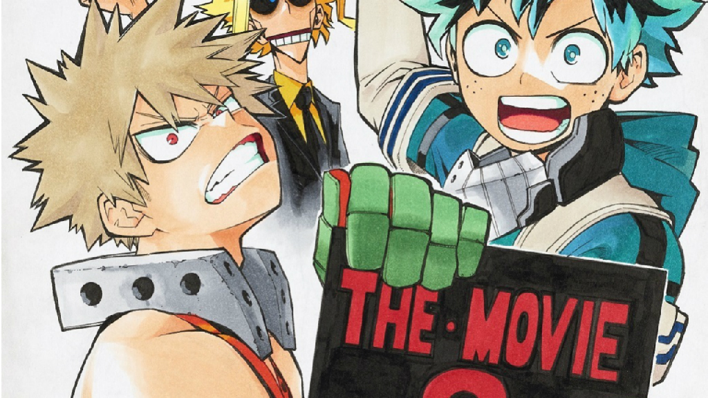 Horikoshi dibuja un boceto de Boku no Hero en celebración de la segunda película