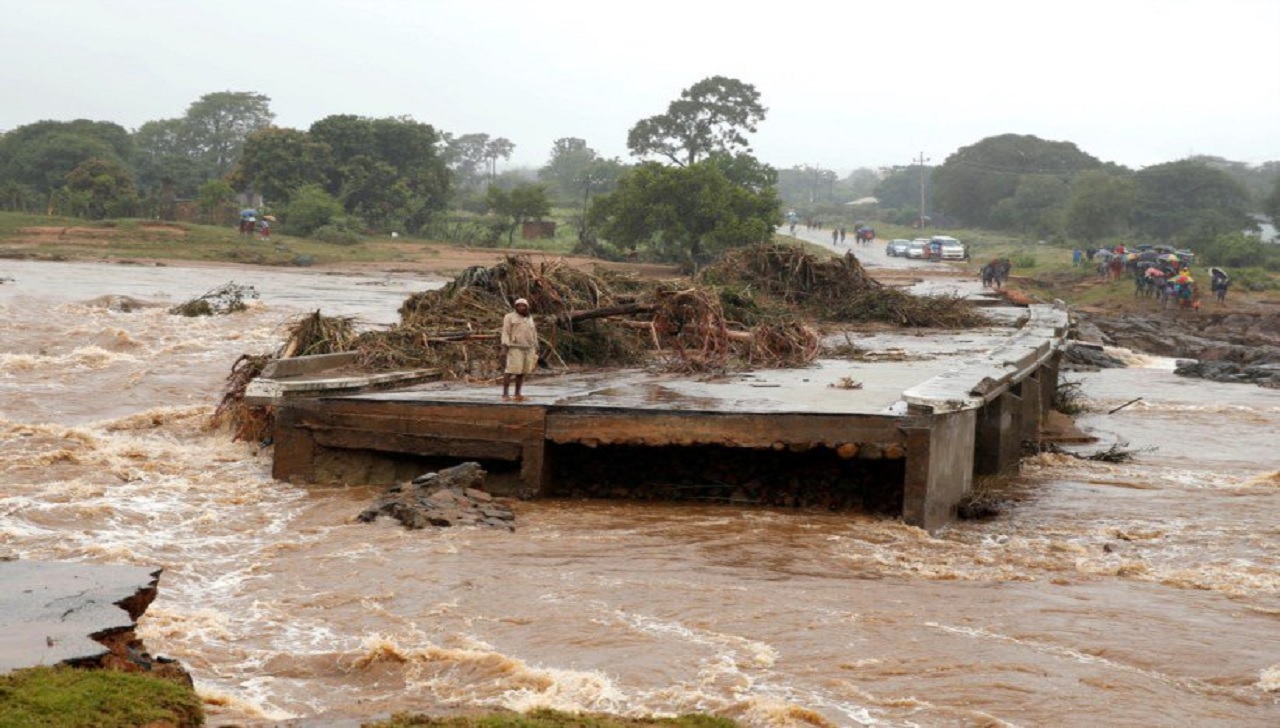 O ciclone Idai atingiu o continente africano na semana passada