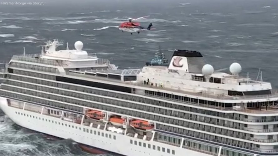 Navio que ficou à deriva tinha maioria de passageiros idosos, passageiros já estão a salvo