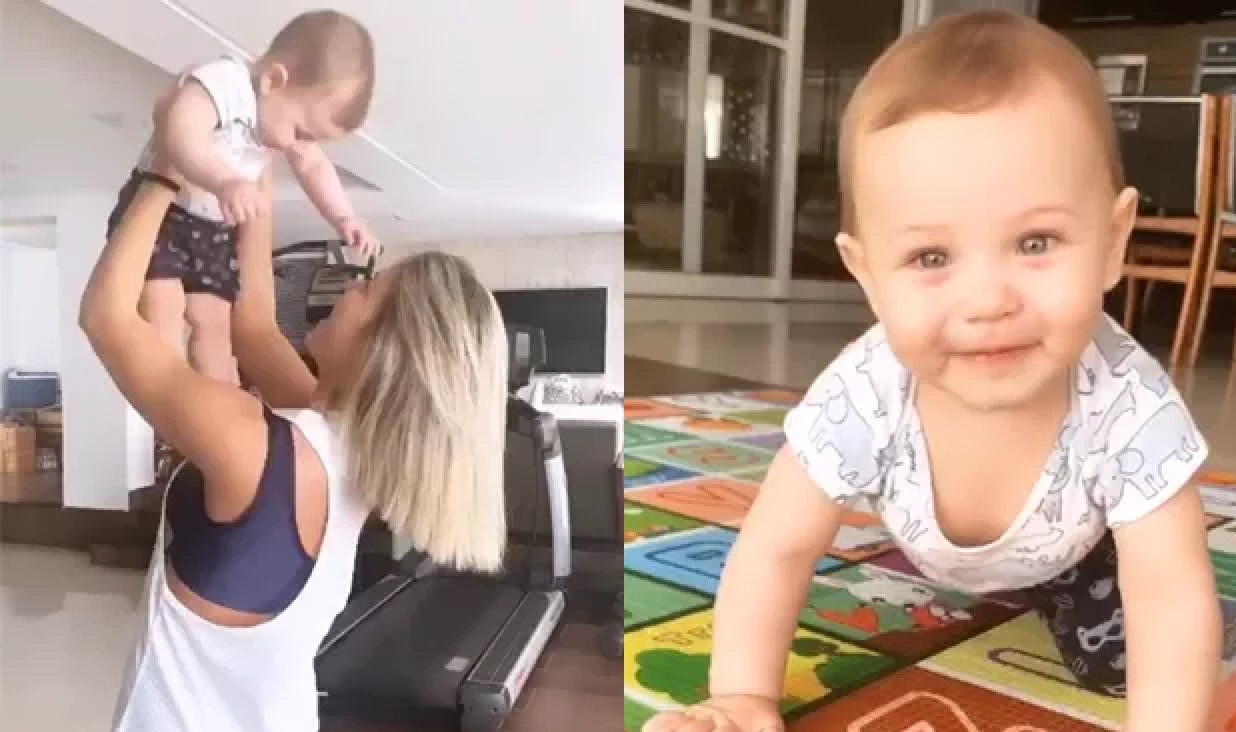 Andressa Suíta, esposa de Gusttavo Lima, compartilha momentos 'lindos' de Samuel