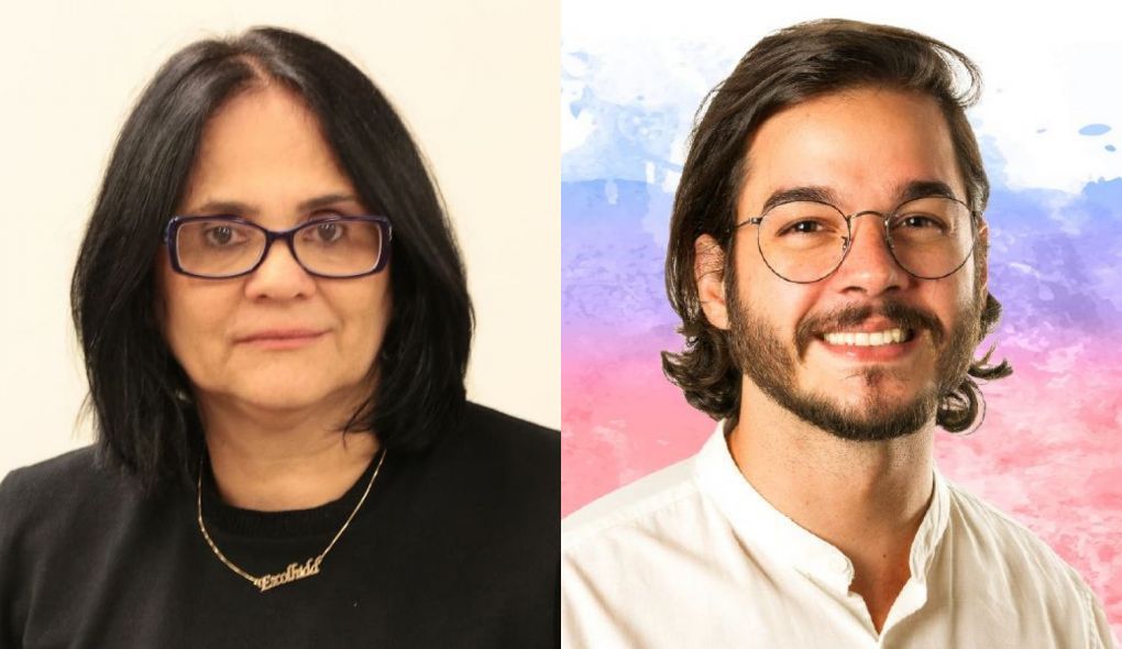 Damares elogia Túlio Gadêlha e ele debocha da ministra: 'Não vai rolar milagre'