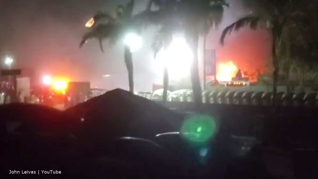 California's Coachella music festival's campsite's the scene of an explosion and fire