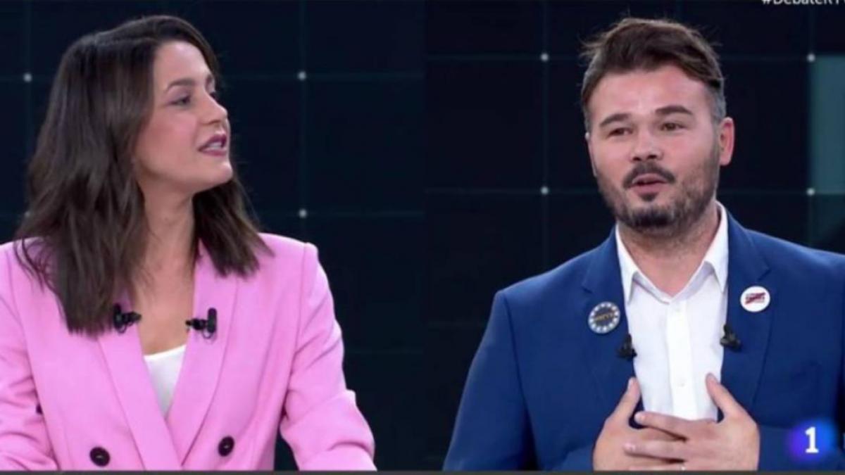 Las redes llaman 'macarra' a Inés Arrimadas por llamar 'chaval' a Gabriel Rufián