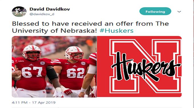 Nebraska football going after talented offensive lineman