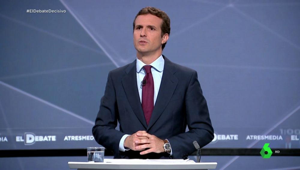 El debate en AtresMedia nos deja 5 mentiras y medias verdades de Pablo Casado