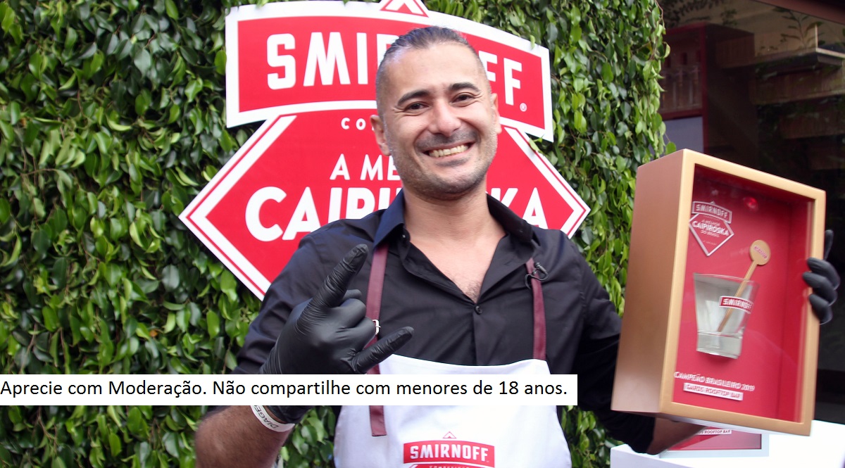 'Aquarela', do Gards Rooftop Bar, é a campeã da Melhor Caipiroska do Brasil