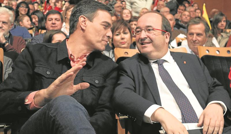 Pedro Sánchez no está favor del veto a Miquel Iceta