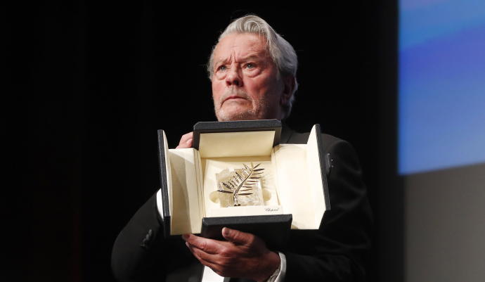 A pesar de sus simpatías por la ultraderecha, Alain Delon consigue la Palma de Oro