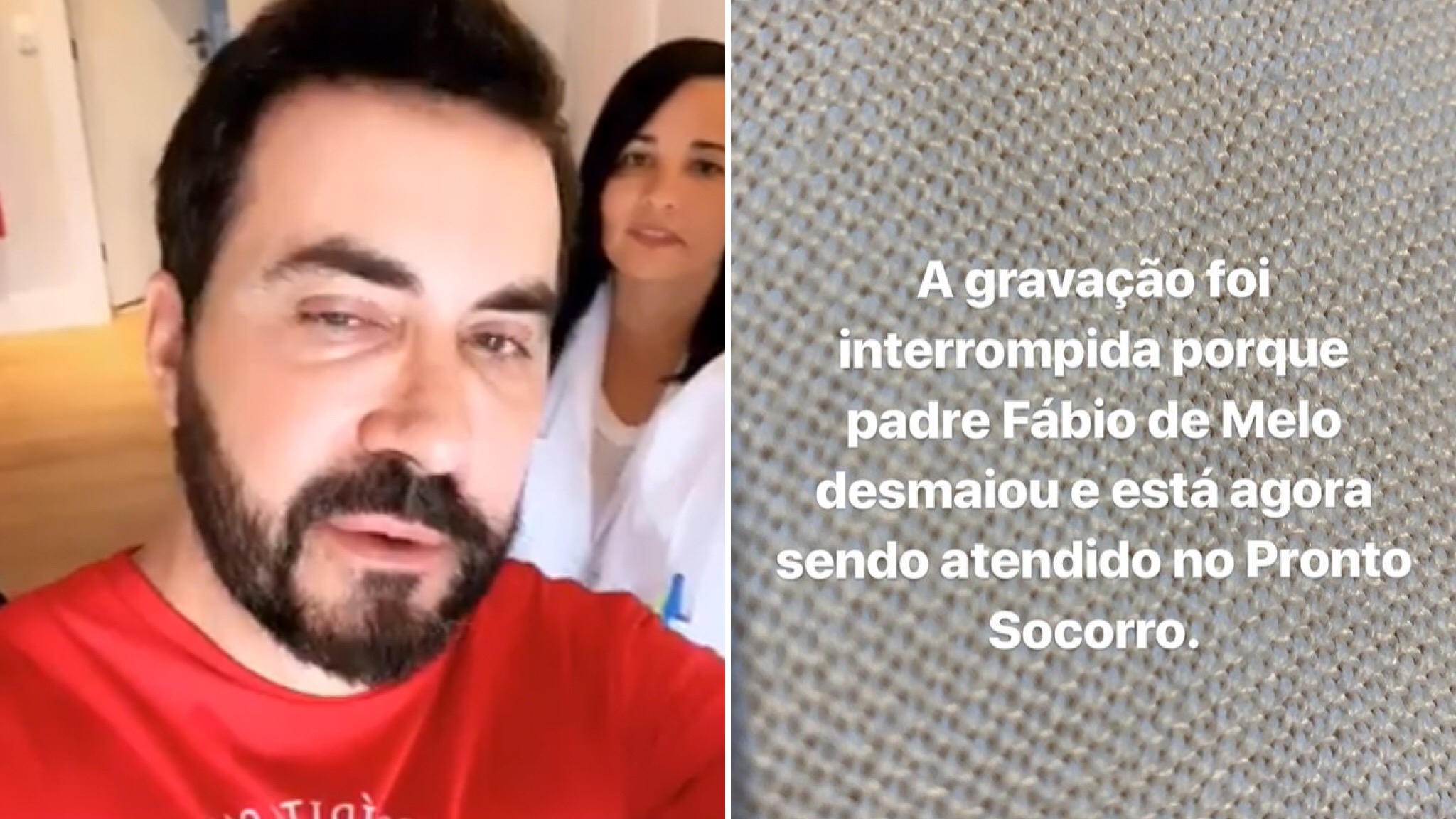 Padre Fábio de Melo se desculpa após brincar que havia desmaiado nas redes sociais