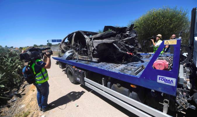 Juan Manuel Calderón, primo de Reyes, salió ileso del accidente