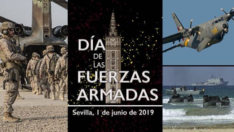 Se celebró de forma multitudinaria en Sevilla el Día de las Fuerzas Armadas