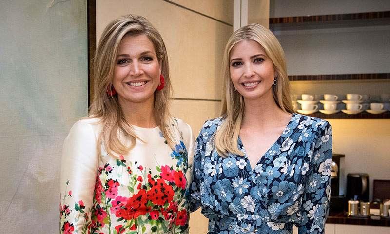 La gran amiga y seguidora de Máxima de Holanda se llama Ivanka Trump