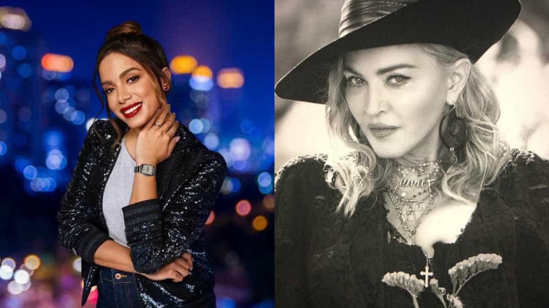 Música lançada por Madonna e Anitta é regravação de cantora luso-brasileira