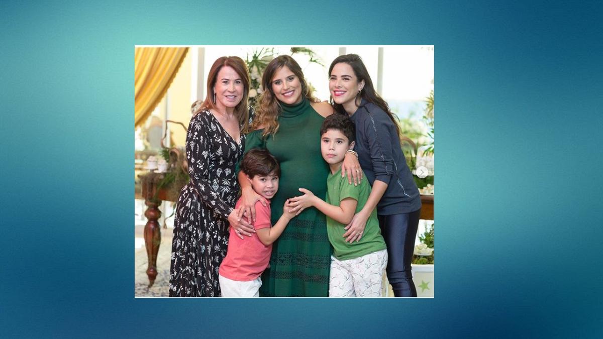 Zilu registra nos Stories como foi o chá de bebê de Camila Camargo