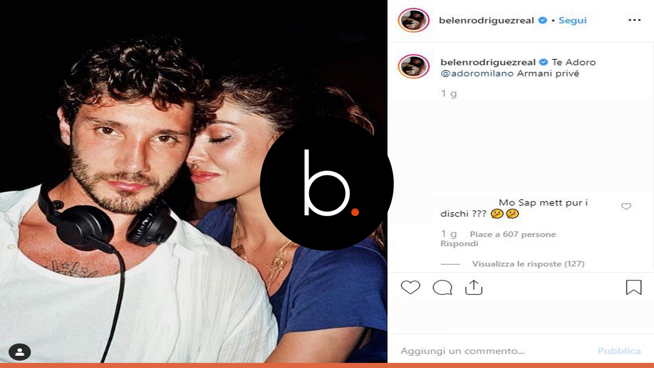 Belen Rodriguez difende Stefano sui social: 'Lui sa fare tutto'