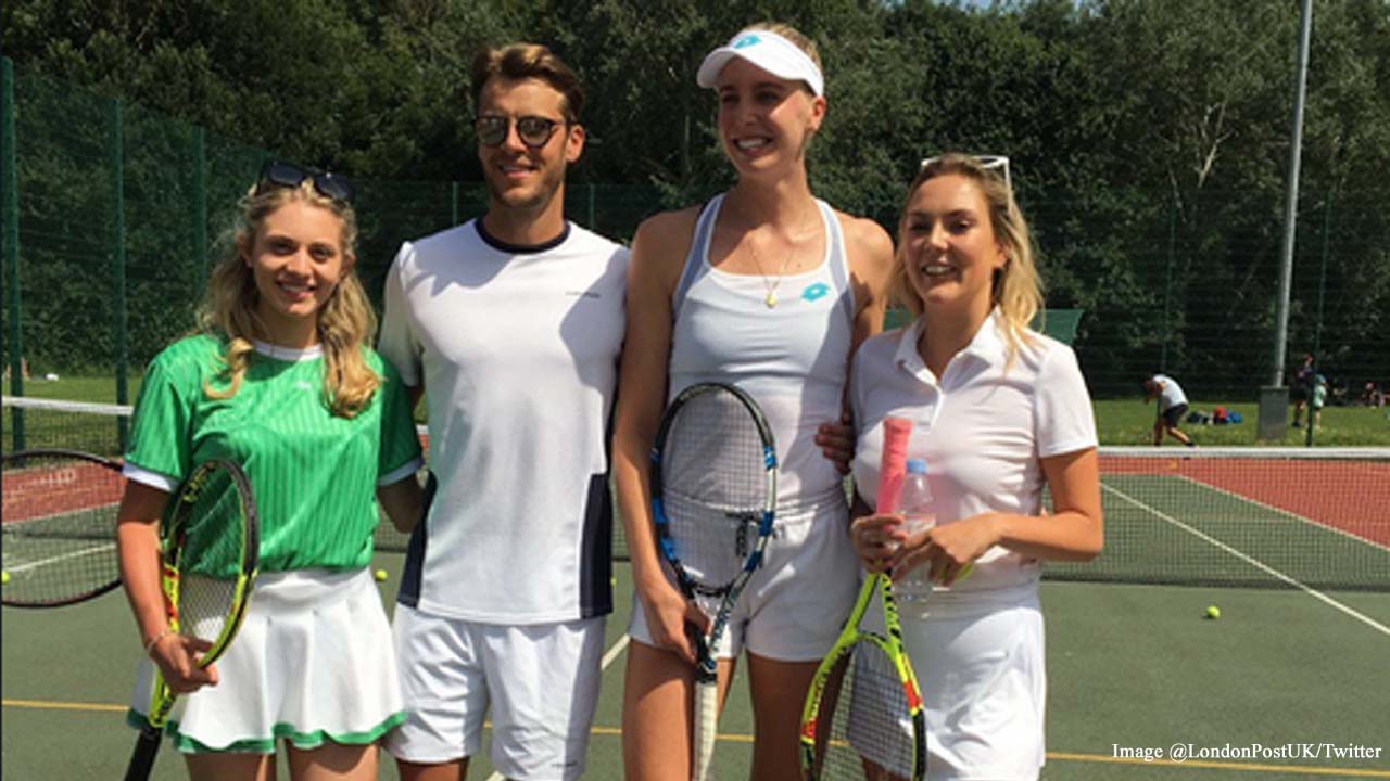 Tennis celebrities raise £800 for homeless charity Shelter UK in London's Battersea Park