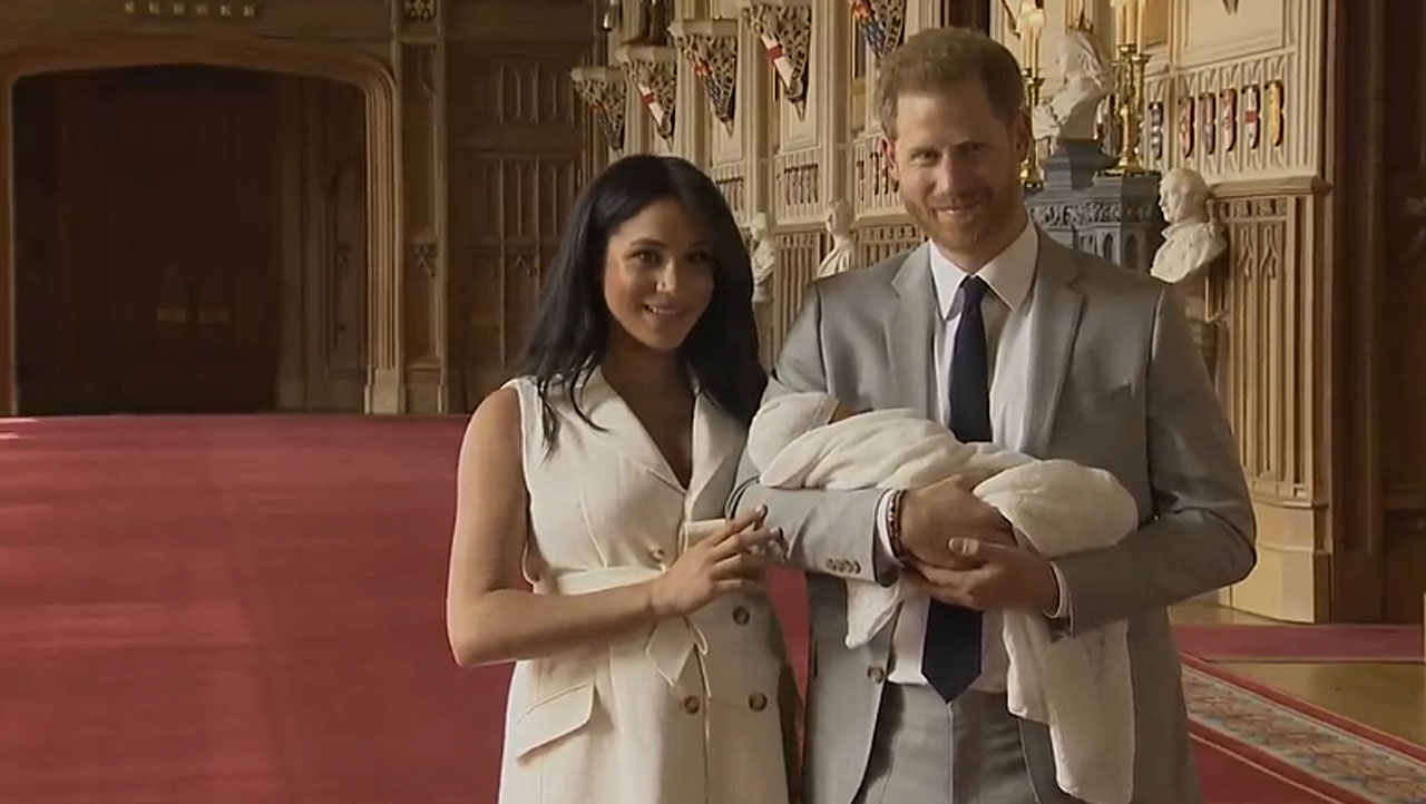 Prince Harry and Meghan Markle prepare for Archie's christening