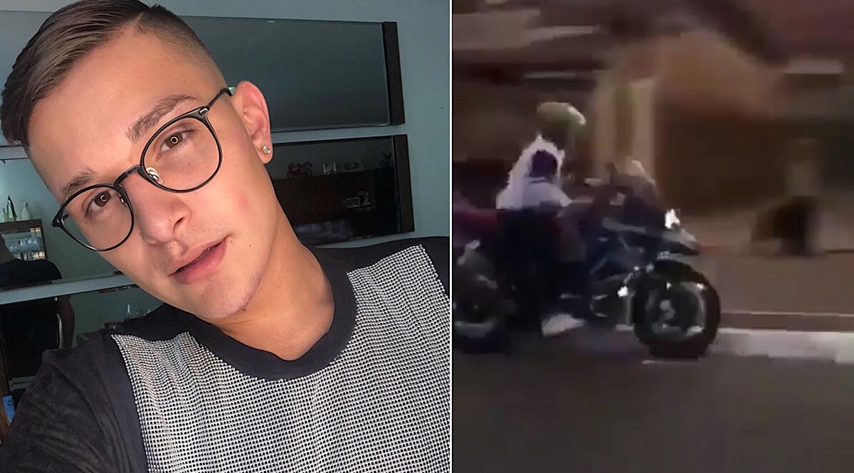 MC Gui se acidenta ao empinar moto em SP