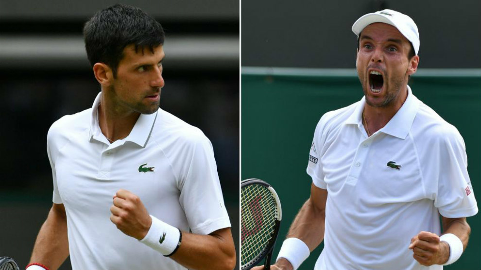 La semifinal del torneo de Winbledon será entre Roberto Bautista y Novak Djokovic
