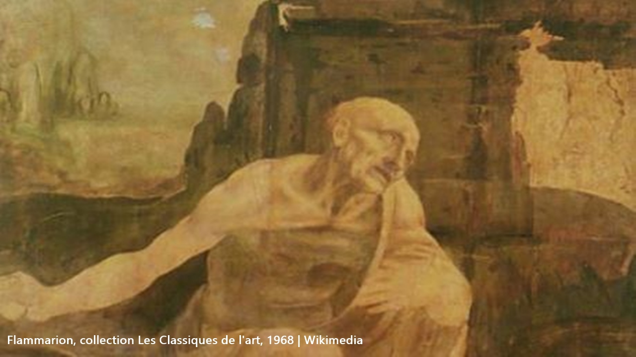 Da Vinci's half-done 'St. Jerome Praying in the Wilderness' displayed
