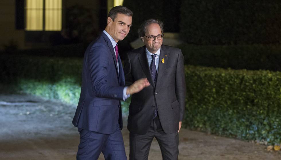 Quim Torra se opondría a la investidura de Sánchez si no 'da voz' a Cataluña