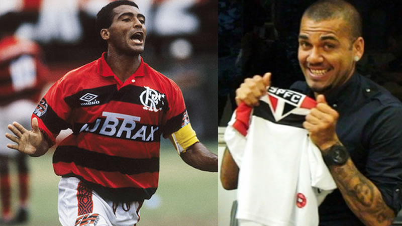 Dez jogadores consagrados mundialmente que vieram para o futebol brasileiro
