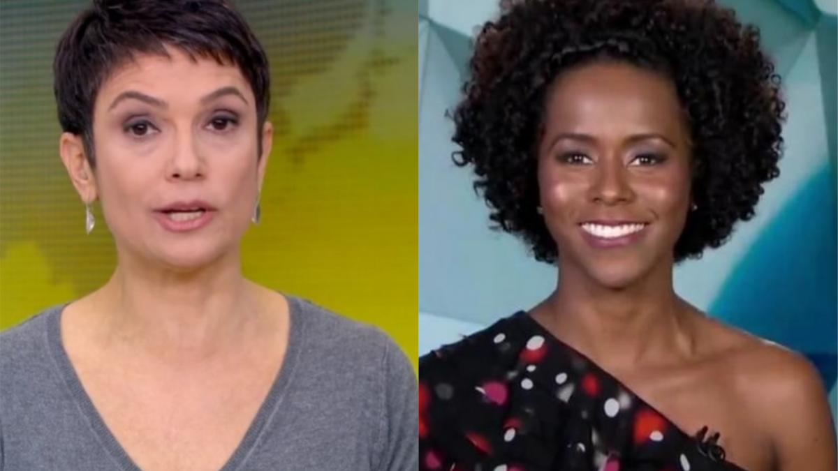 Maju Coutinho substitui Sandra Annenberg na bancada do Jornal Hoje