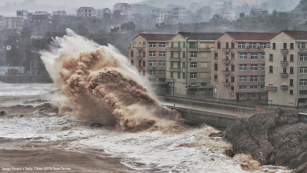 China: 13 dead and 16 missing as Typhoon Lekima hits the east coast