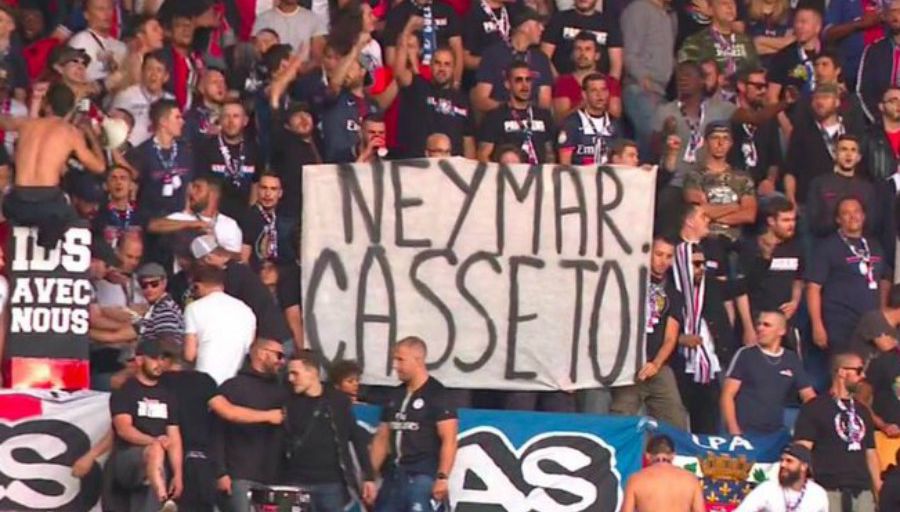 Fin de l'histoire d'amour entre Neymar et les ultras
