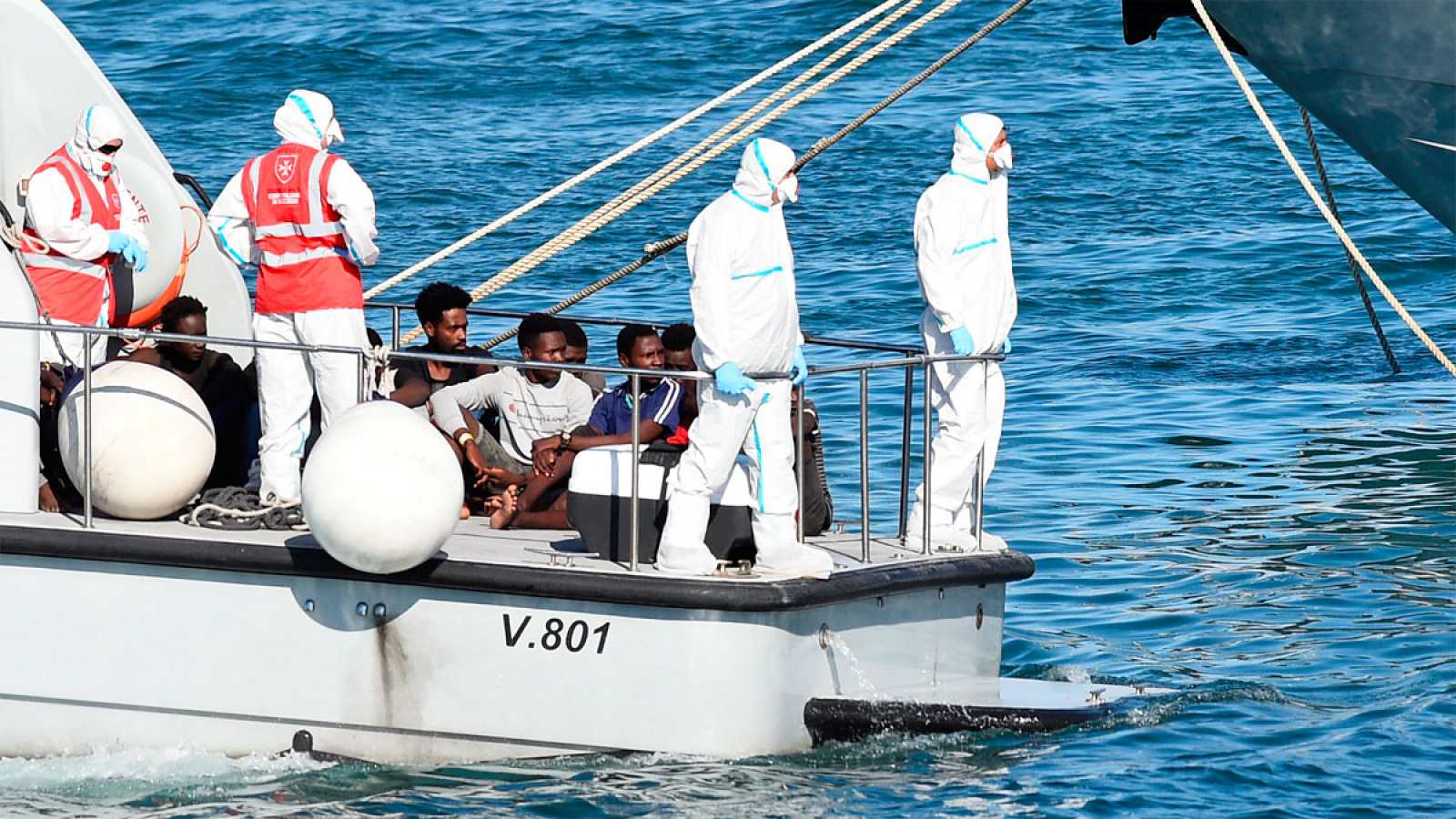 27 de los 28 menores del Open Arms han sido desembarcados en la isla italiana de Lampedusa