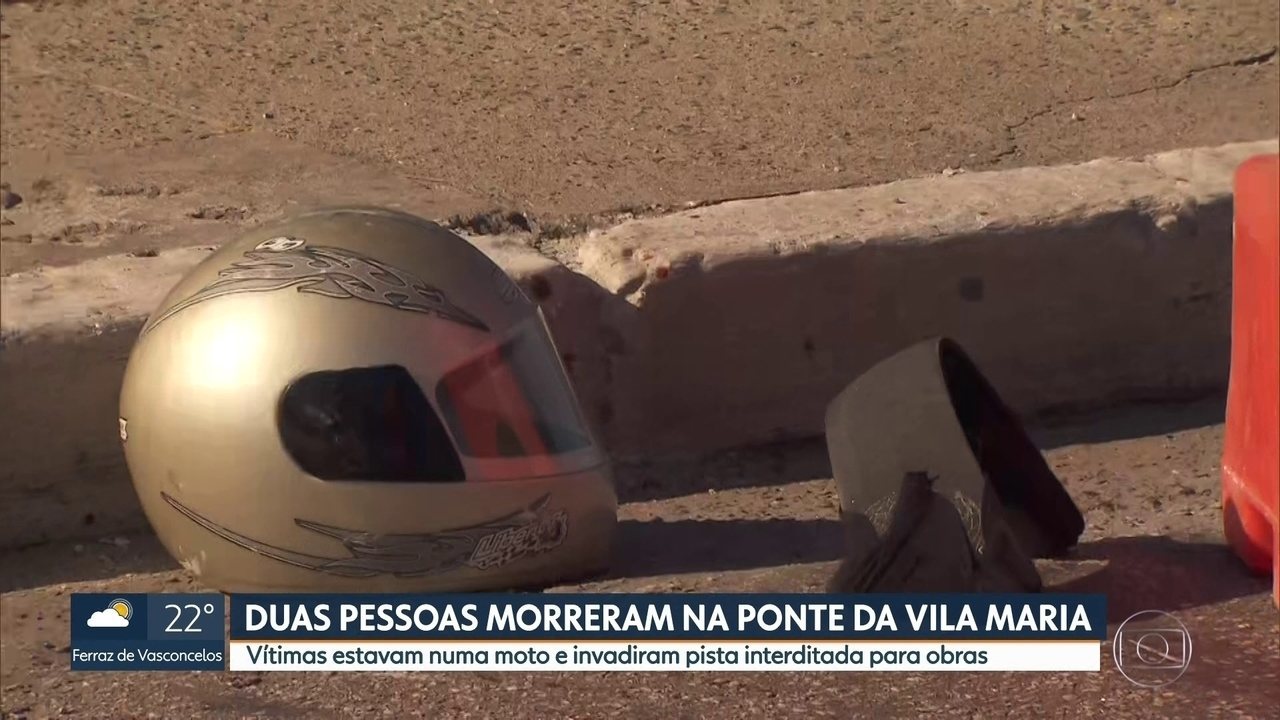 Motociclista fura bloqueios em ponte e 2 morrem degolados por corda de nylon em SP