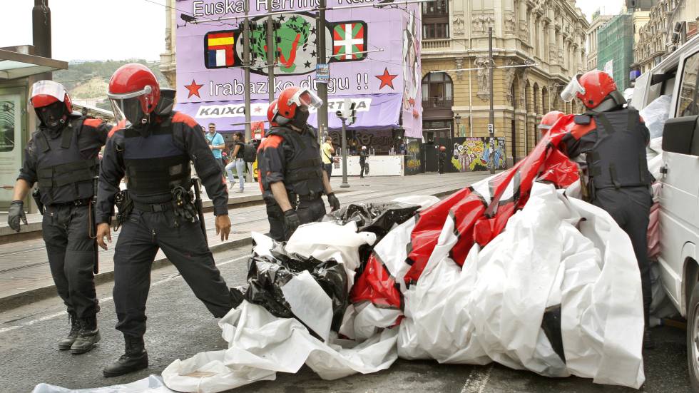 La Audiencia Nacional manda a retirar las fotos de presos de ETA en las fiestas de Bilbao