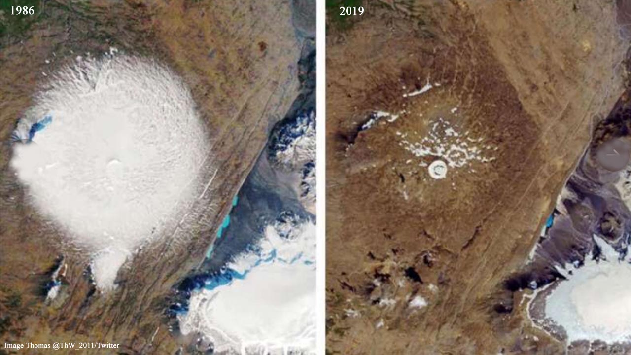 Scientists mourn the loss of the Okjökull glacier in Iceland