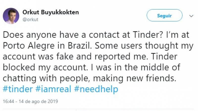 Fundador do Orkut é bloqueado no Tinder