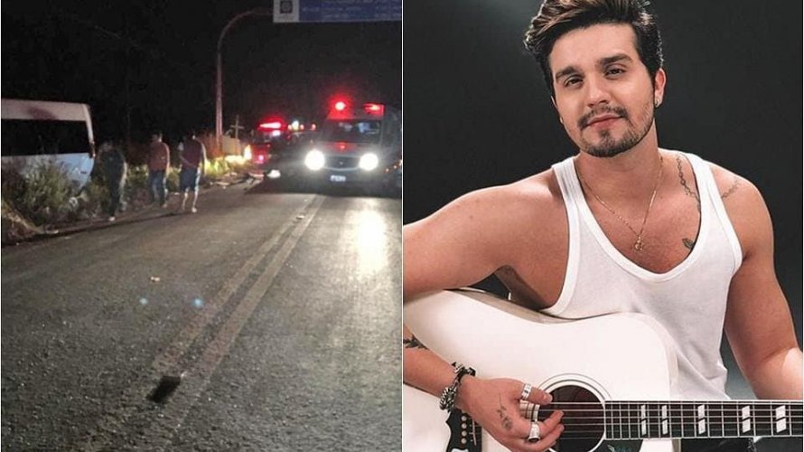 Caminhonete com Luan Santana e equipe se envolve em acidente em Mato Grosso